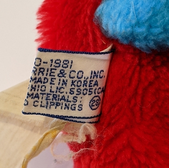 2/$20 Vintage Papa Smurf plush hand puppet 13” - Picture 7 of 8